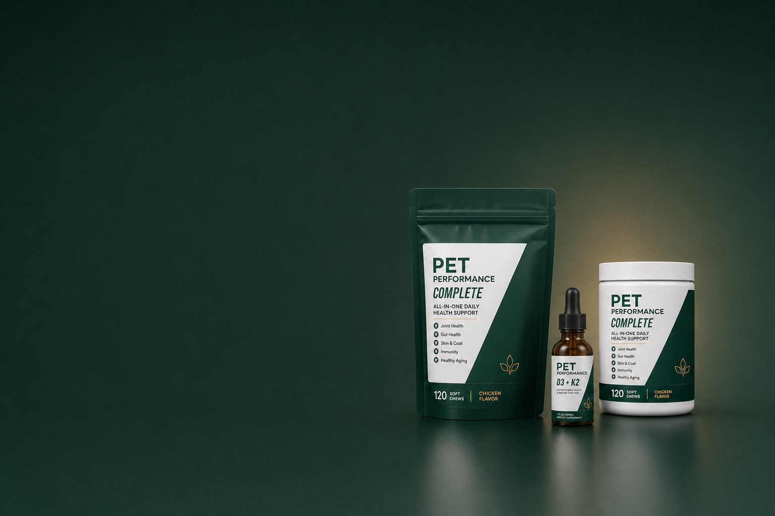 PP COMPLETE pot, pouch en D3+K2 drops